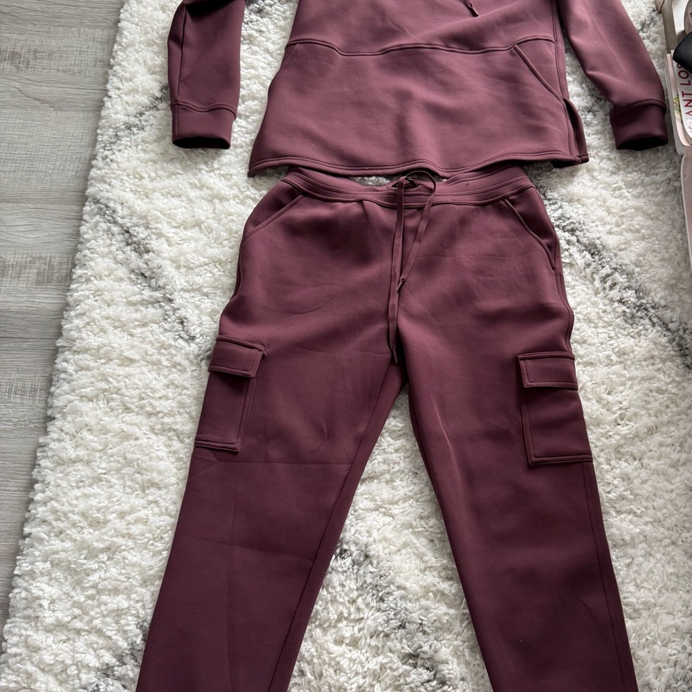32 Degrees Women's Maroon Track Pants & Top Set